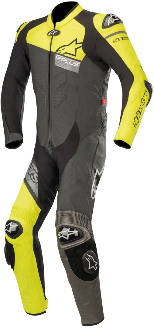 Alpinestars GP Plus Venom Combinaison de cuir d’une seule pièce Noir Jaune 48