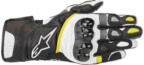 Alpinestars Sp 2 V2 Motorfiets Handschoenen Zwart Wit Geel 2Xl alpinestars kopen in de aanbieding Alpinestars Sp 2 V2 Motorfiets Handschoenen Zwart Wit Geel 2Xl alpinestars kopen in de aanbieding