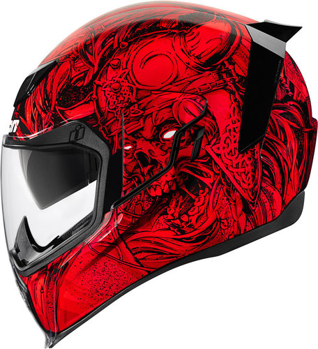 Icon Airflite Krom Helm Rood Xs icon kopen in de aanbieding