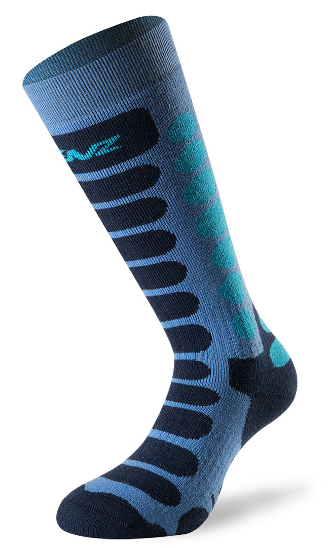 Lenz Skiing 1.0 Junior Socks Chaussettes Junior Noir Bleu S