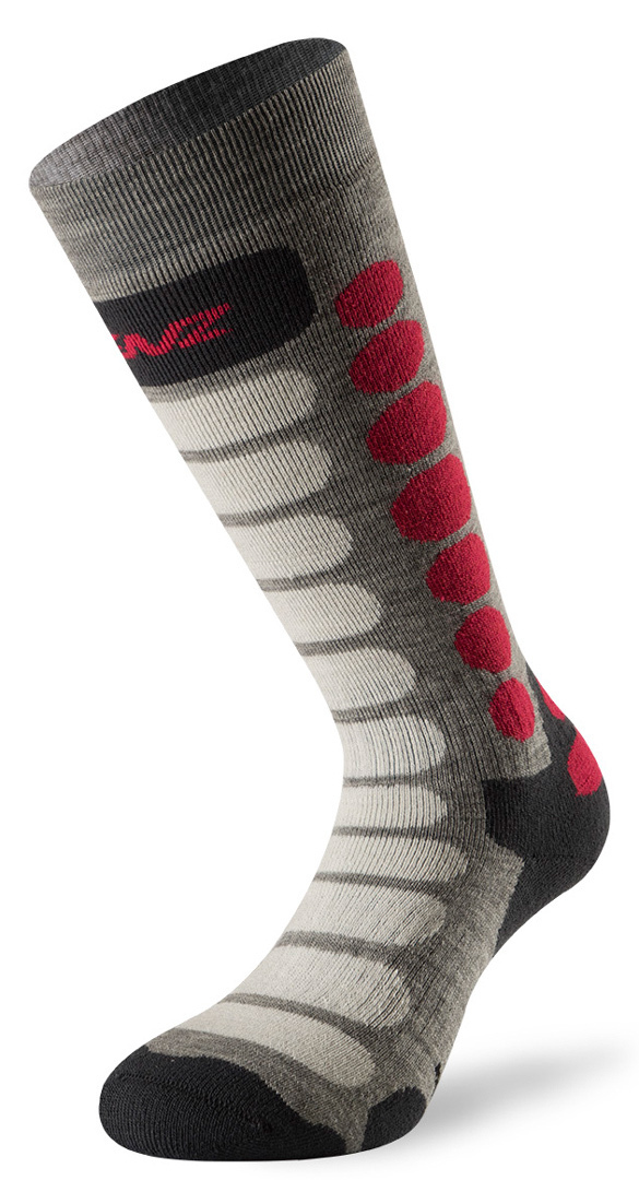 Lenz Skiing 1.0 Junior Socks Chaussettes Junior Gris XL