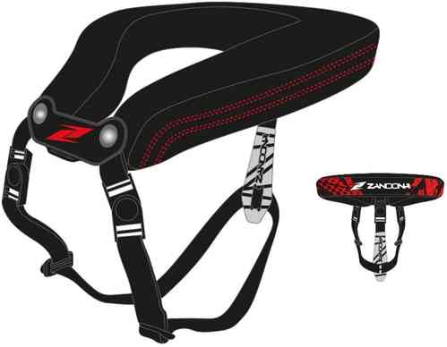 Zandona Neck Guard Protector de cuello Negro un tamaño