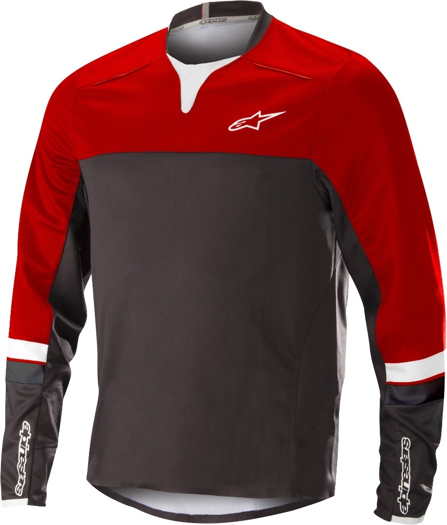 Alpinestars Drop Pro LS Jersey Noir Rouge S