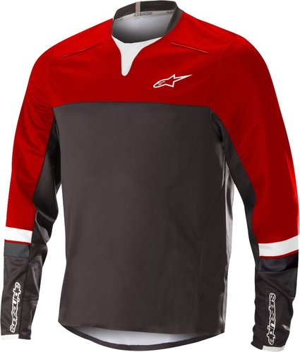Alpinestars Drop Pro Ls Jersey Zwart Rood alpinestars kopen in de aanbieding