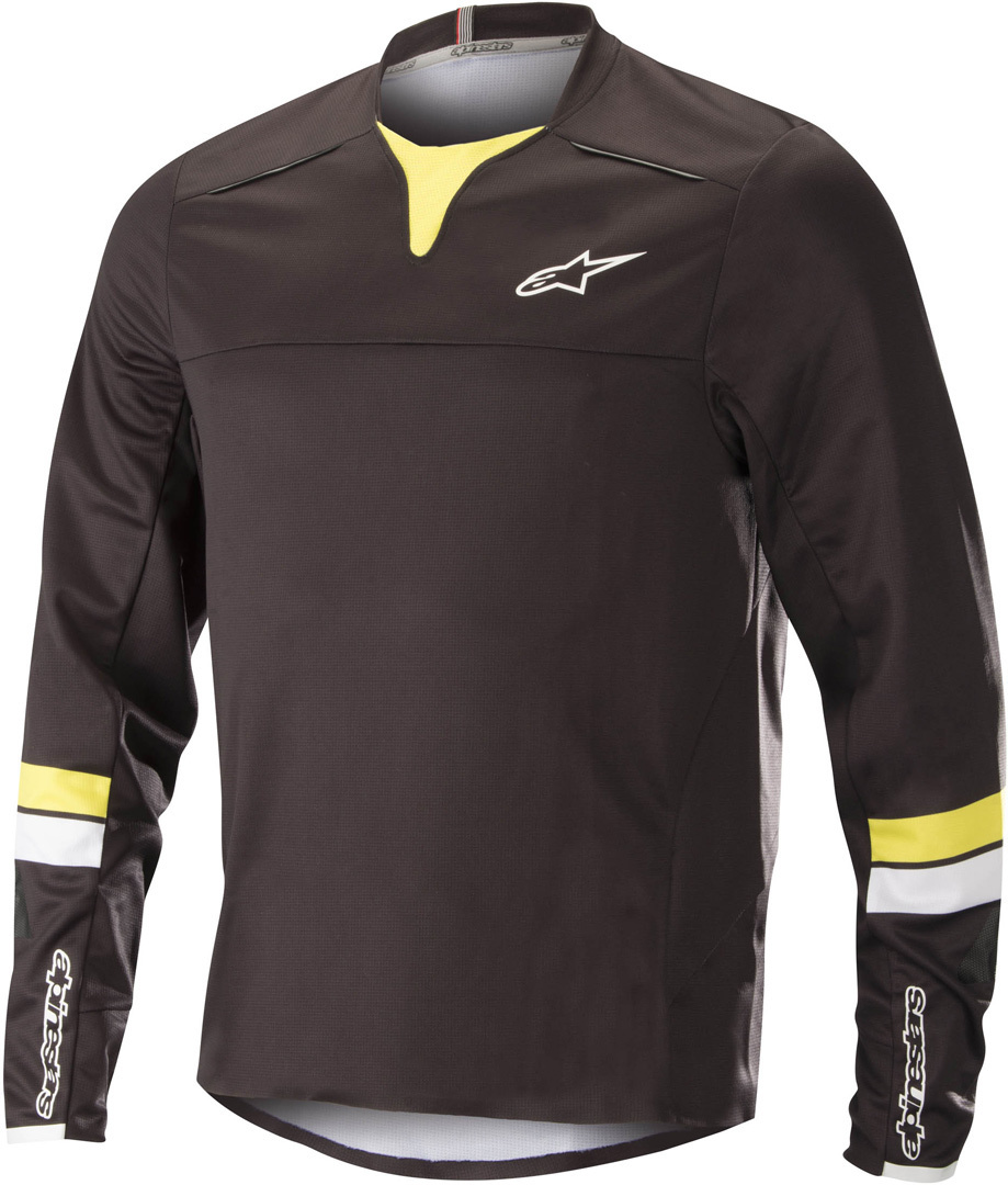Alpinestars Drop Pro LS Jersey Noir Jaune S