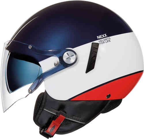 Nexx Sx60 Smart 2 Jet Helm Wit Rood Blauw Xl nexx kopen in de aanbieding Nexx Sx60 Smart 2 Jet Helm Wit Rood Blauw Xl nexx kopen in de aanbieding