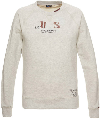 Blauer Usa Lawrence Sweatshirt Grijs blauer kopen in de aanbieding