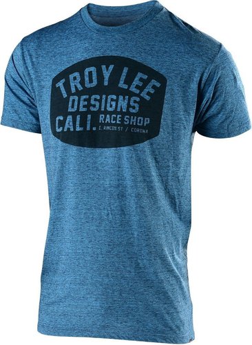 Troy Lee Designs Blockworks T Shirt Blauw Xl troy lee designs kopen in de aanbieding