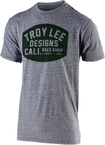 Troy Lee Designs Blockworks T Shirt Grijs Xl troy lee designs kopen in de aanbieding