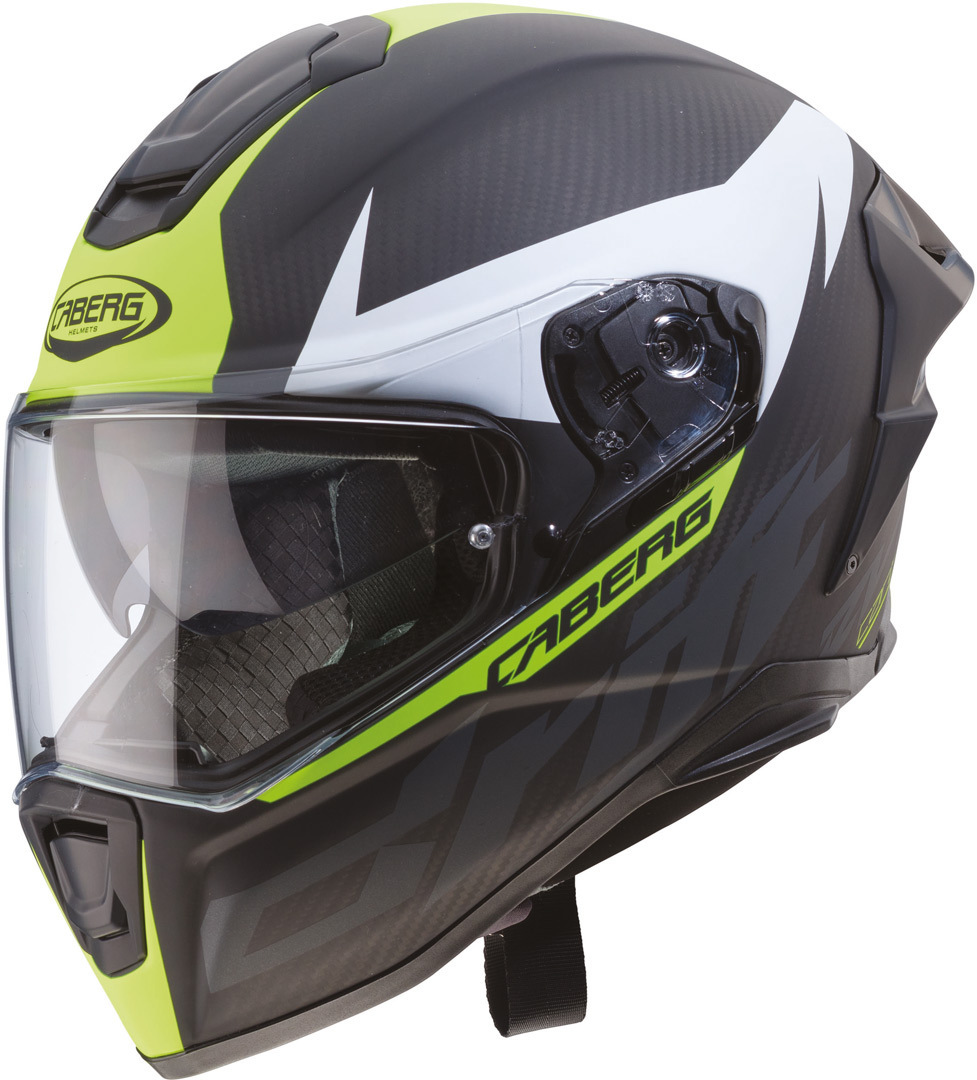 Caberg Drift Evo Carbon Casque Noir Jaune XS