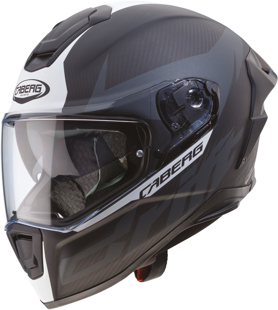 Caberg Drift Evo Carbon Casque Noir Blanc XS