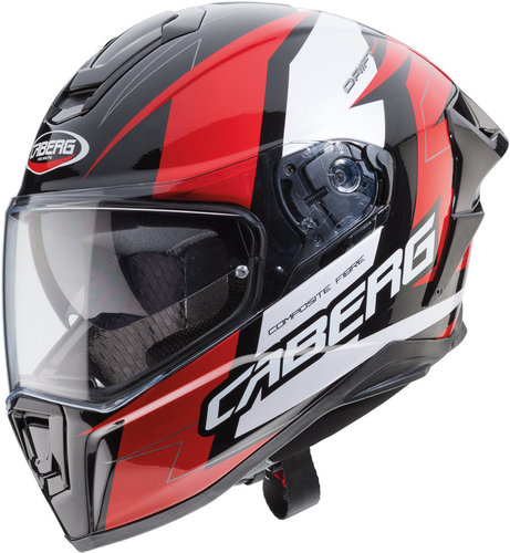 Caberg Drift Evo Speedster Helm Zwart Wit Rood Xs caberg kopen in de aanbieding