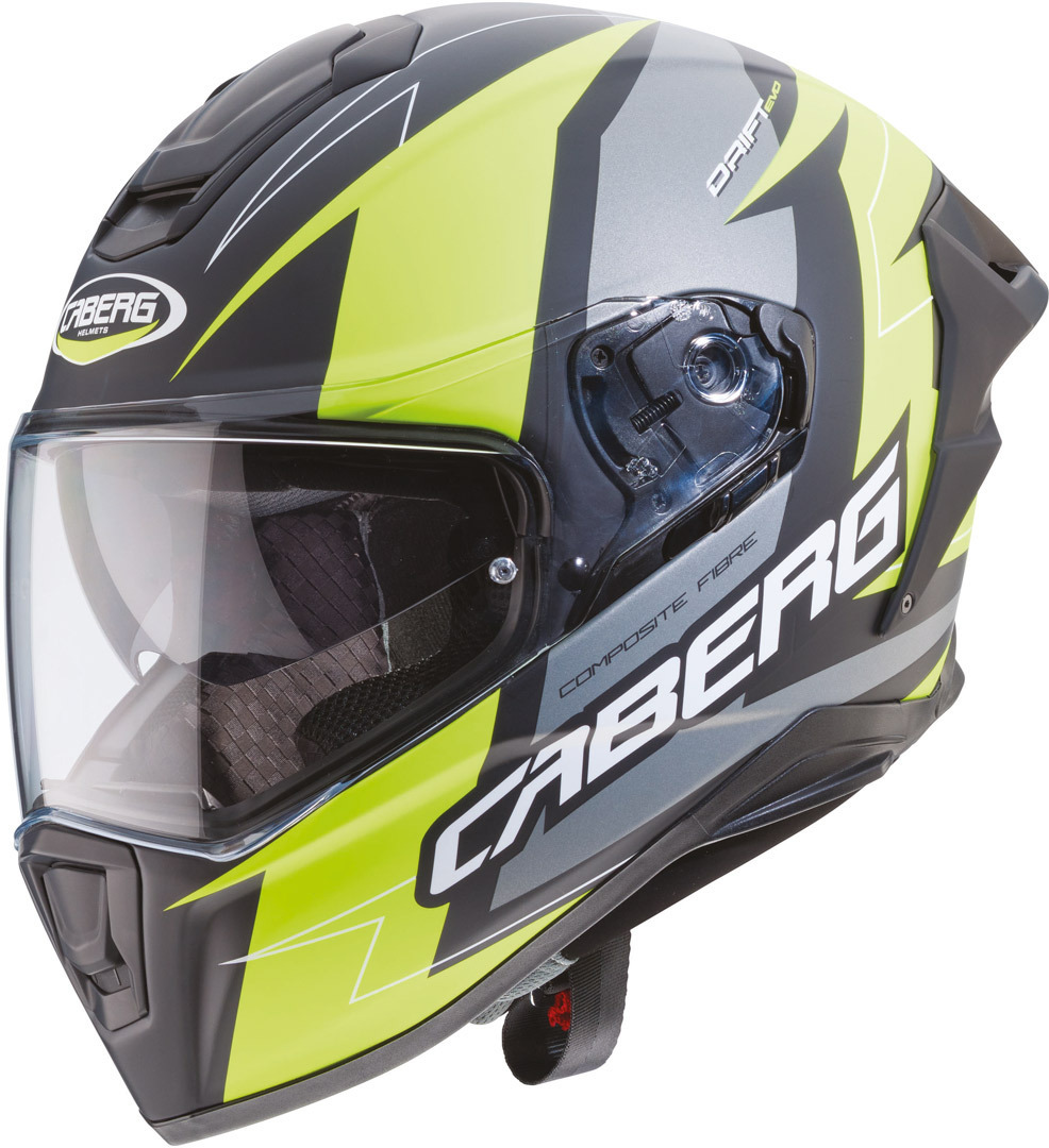 Caberg Drift Evo Speedster Casque Noir Jaune XS