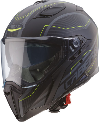 Caberg Jackal Supra Helm Zwart Groen Xs caberg kopen in de aanbieding