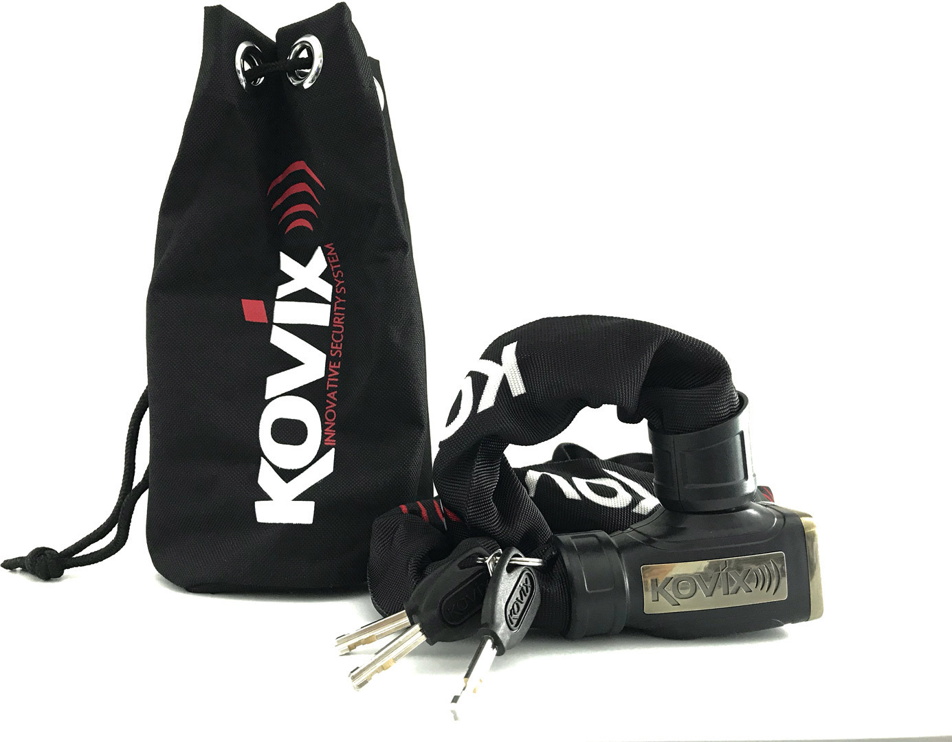 Kovix KCL8 Verrouillage de la chaîne Noir 120 cm