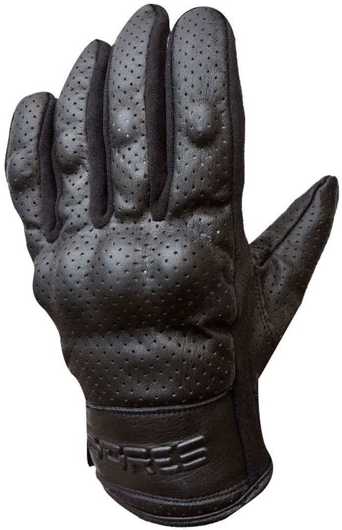 Image of Bores Black Love Leather Gloves Gants en cuir Noir 2XL