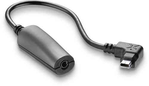 Interphone 3,5mm Adaptador Negro un tamaño