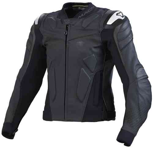 Macna Voltage Motorfiets Lederen Jas Zwart 58 macna kopen in de aanbieding