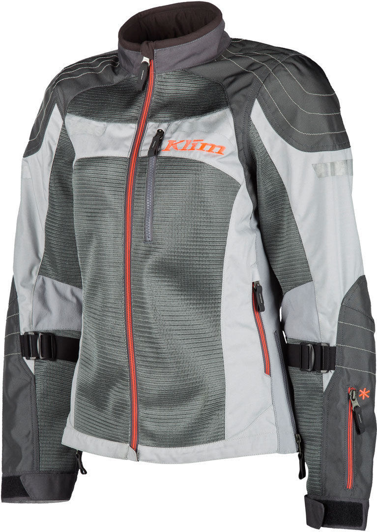 Klim Avalon Air Veste de dames moto Textile Gris S