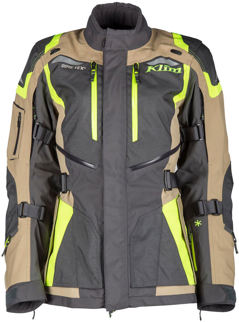 Klim Artemis 2018 Veste textile de moto de Damen Noir Jaune S