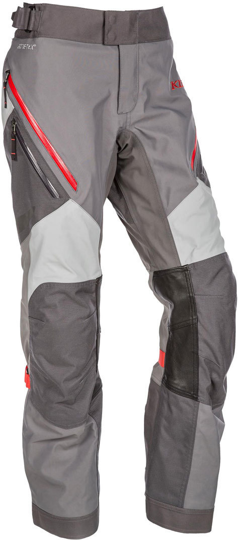 Klim Artemis 2018 Pantalon textile de moto de dames Gris Rouge XL
