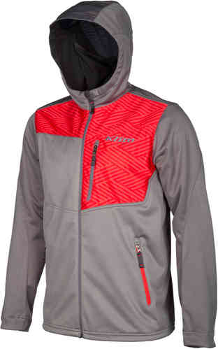 Klim Transition Con capucha Gris Rojo 2XL