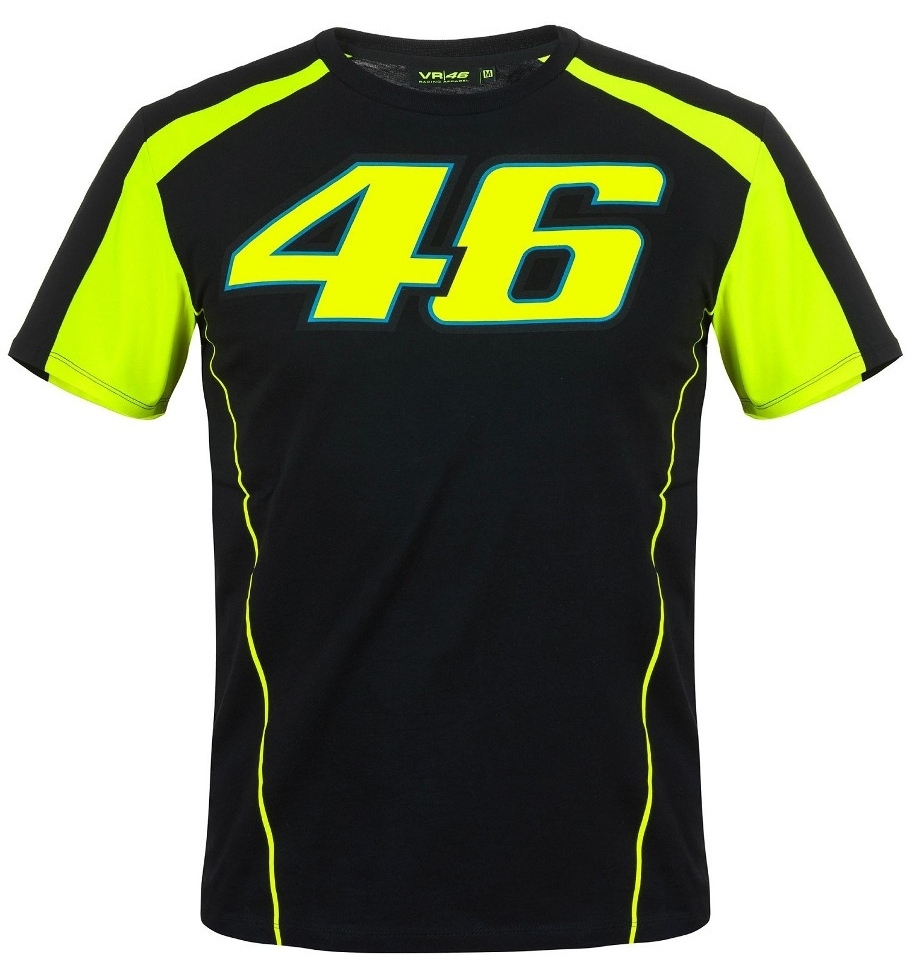 VR46 Race Doctor T-Shirt Noir Jaune XS