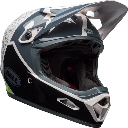 Bell Transfer-9 Downhill Helmet, black-white-green, Size XL, black-white-green, Size XL