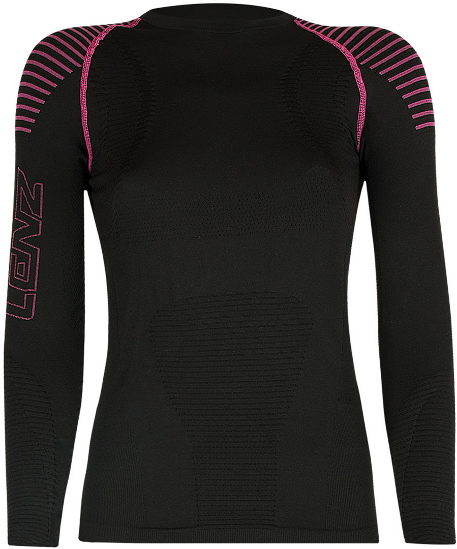 Image of Lenz 3.0 Longsleeve Round Neck Ladies Shirt Chemise pour dames Noir Rose L