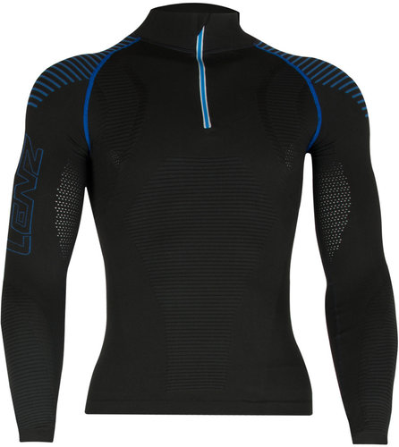 Lenz 30 Longsleeve Shirt Zwart Blauw Xl lenz kopen in de aanbieding