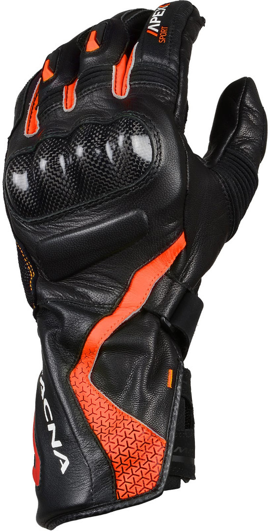 Macna Apex Gants Noir Rouge S