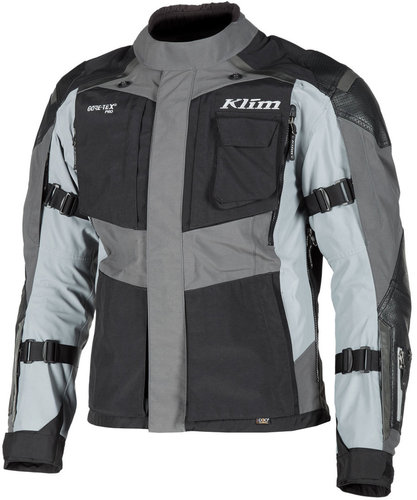Klim Kodiak Motorfiets Textiel Jas Zwart Grijs 56 klim kopen in de aanbieding