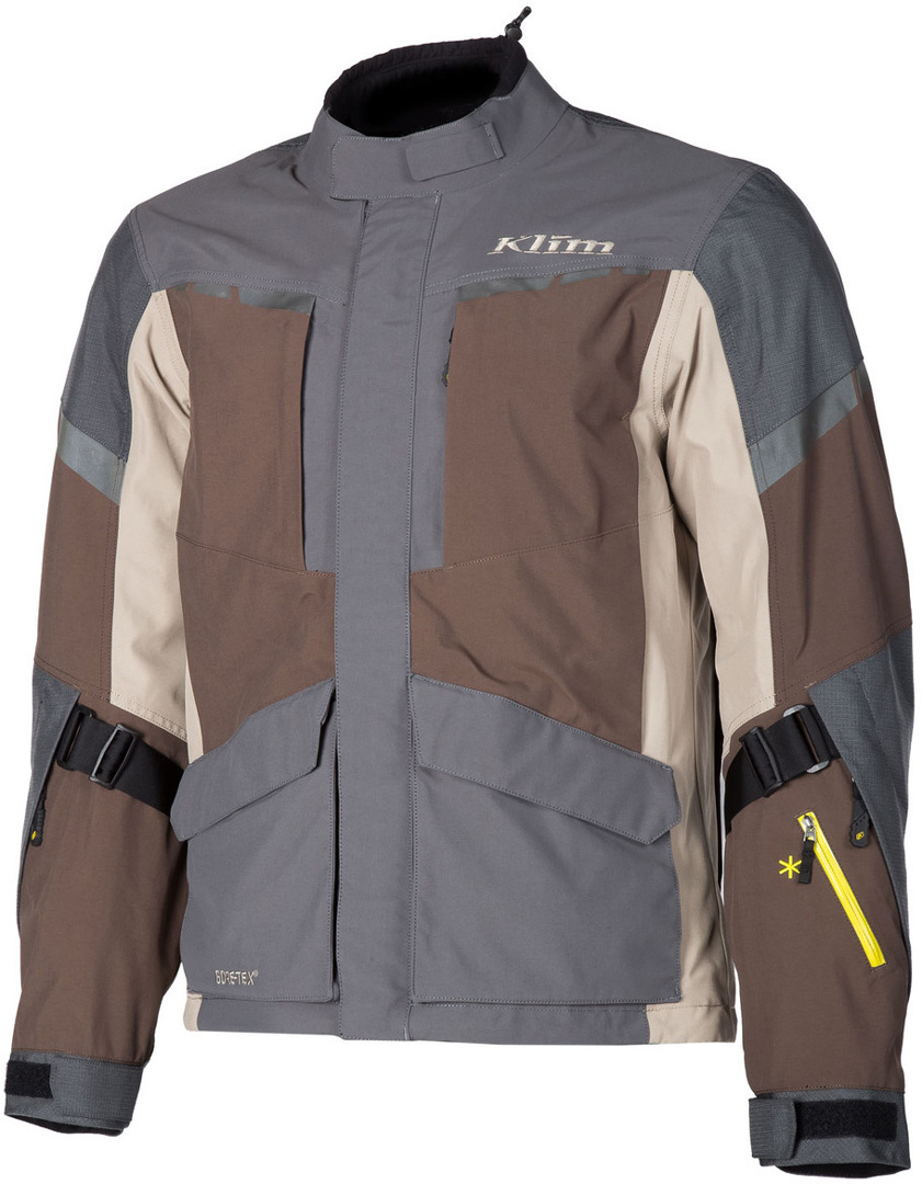 Klim Carlsbad Gore-Tex 2019 Veste textile de moto Gris Beige M
