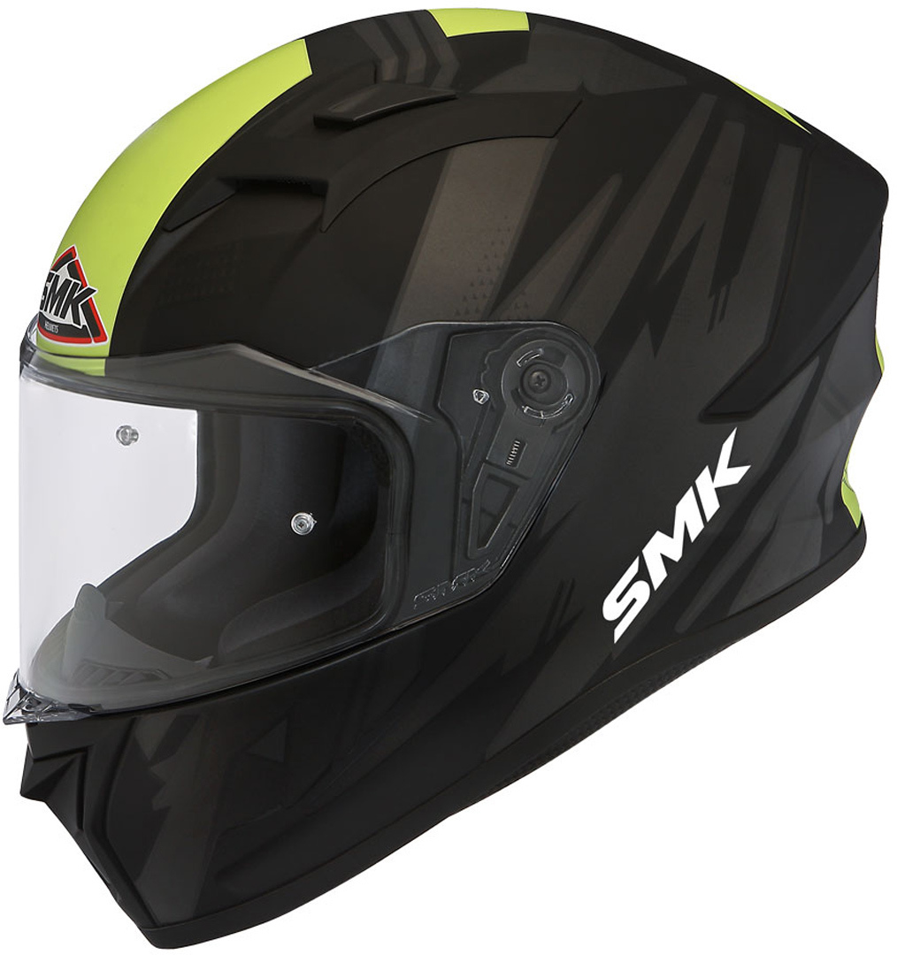 Image of SMK Helmets Stellar Trek Casque de moto Noir Vert L