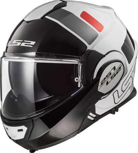 Ls2 Ff399 Valiant Prox Helm Zwart Wit Rood ls2 kopen in de aanbieding