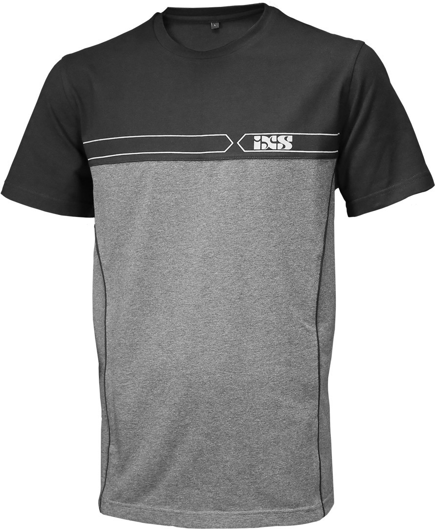 IXS Team T-Shirt Noir Gris S
