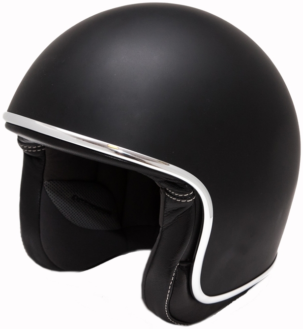 Image of Baruffaldi Zar Vintage 2.0 Aluminium Casque Jet Noir M L