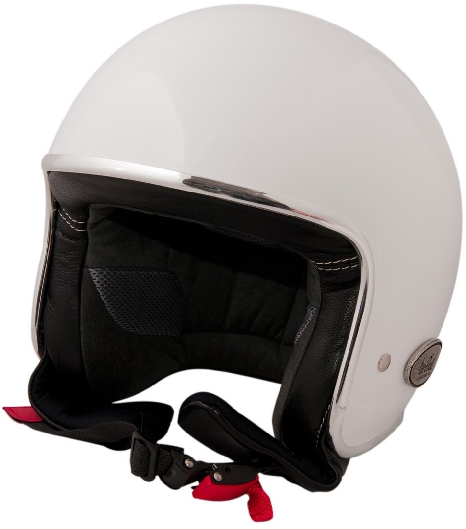 Image of Baruffaldi Zar Vintage 2.0 Aluminium Casque Jet Noir Blanc M L