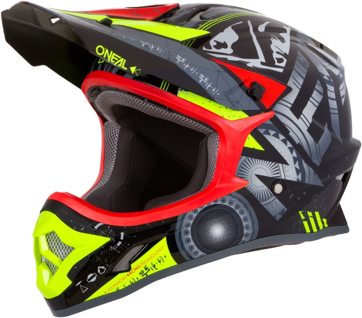 Oneal 3Series Helium Casque de motocross Rouge XS