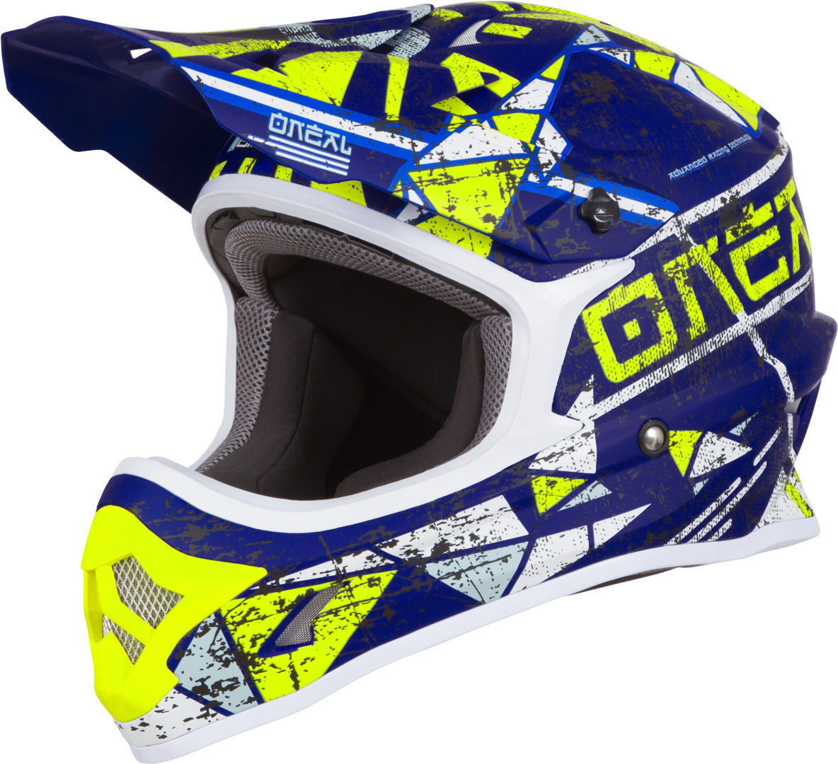Oneal 3Series Zen Casque de motocross Bleu XS