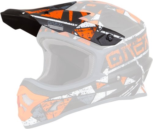 Oneal 3Series Zen Helm Shield Oranje Een Maat oneal kopen in de aanbieding
