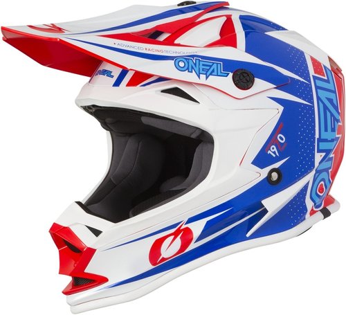Oneal 7Series Strain Motorcross Helm Rood Blauw 2Xl oneal kopen in de aanbieding