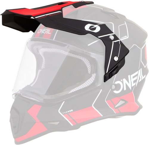 Oneal Sierra Ii Comb Helm Shield Zwart Rood Een Maat oneal kopen in de aanbieding