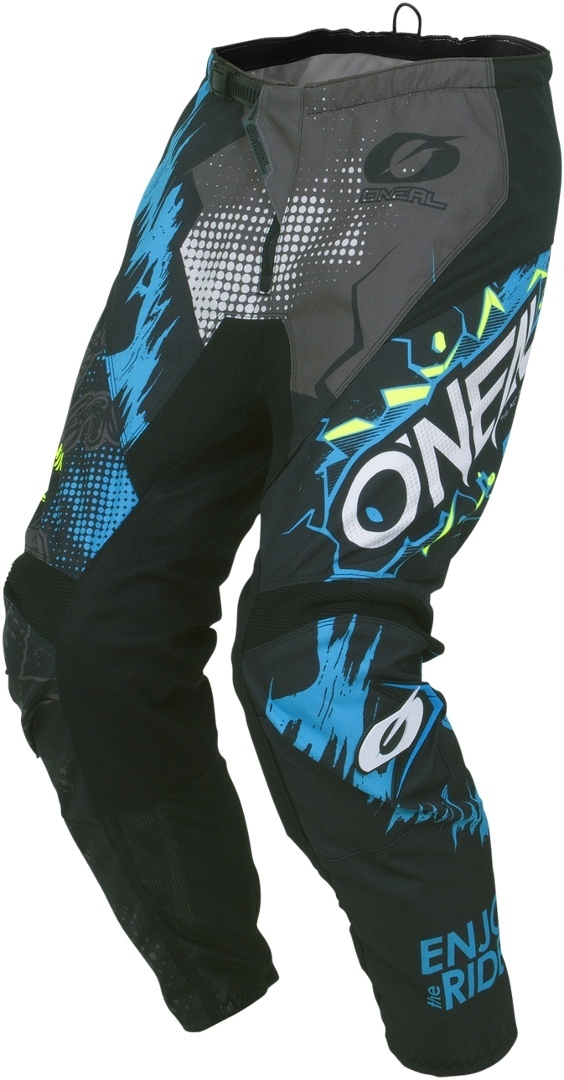 Oneal Element Villain Pantalon Motocross pour les jeunes Gris XL