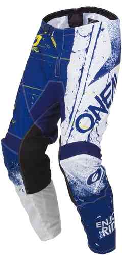 Oneal Element Shred Pantalones de Motocross de los cabritos Azul 26