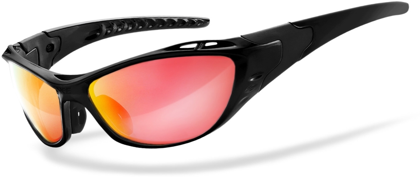 HSE SportEyes X-Side 2.0 Lunettes de soleil Rouge unique taille