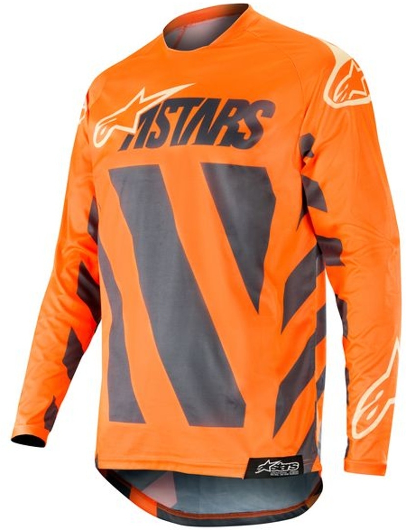 Alpinestars Racer Braap 2018 Maillot motocross Gris Orange M