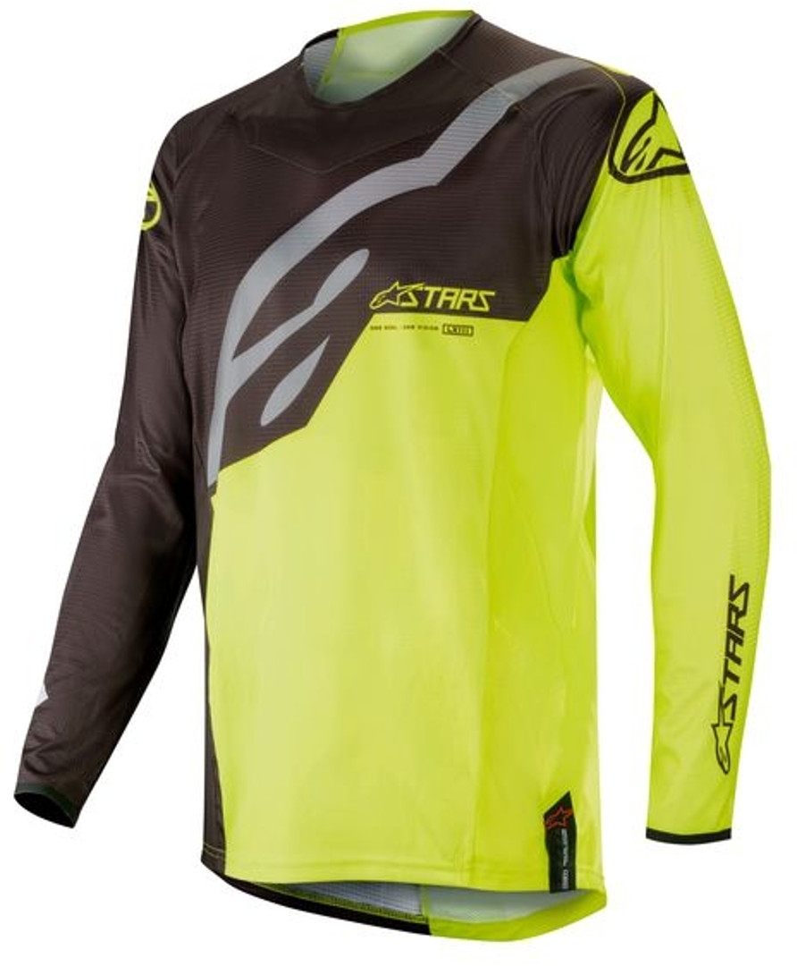 Alpinestars Tech Star Factory Maillot motocross Noir Jaune XL
