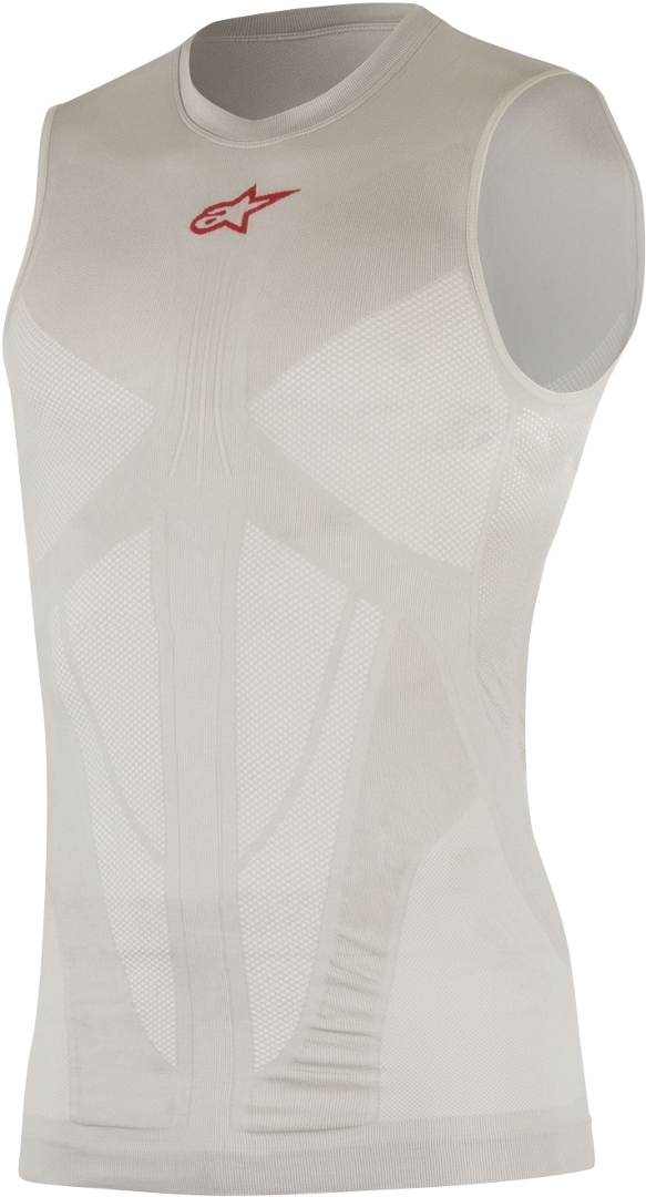 Alpinestars Tech Tank Summer Chemise Rouge Argent XS S