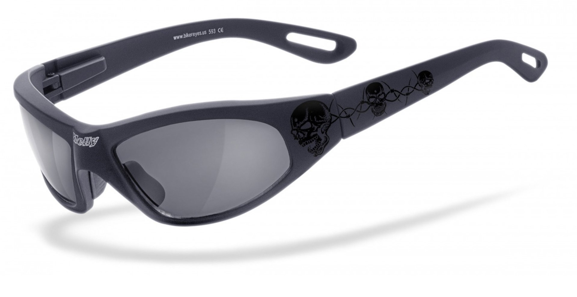 Image of Helly Bikereyes Black Angel Lunettes de soleil Noir unique taille